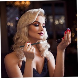 WOONEKY 3pcs Portable Nose Makeup Brushes Soft Bristles Highlighter Brush for Contouring Durable and Easy to Clean Tools for Women Stylish Handle for Comfortable Use