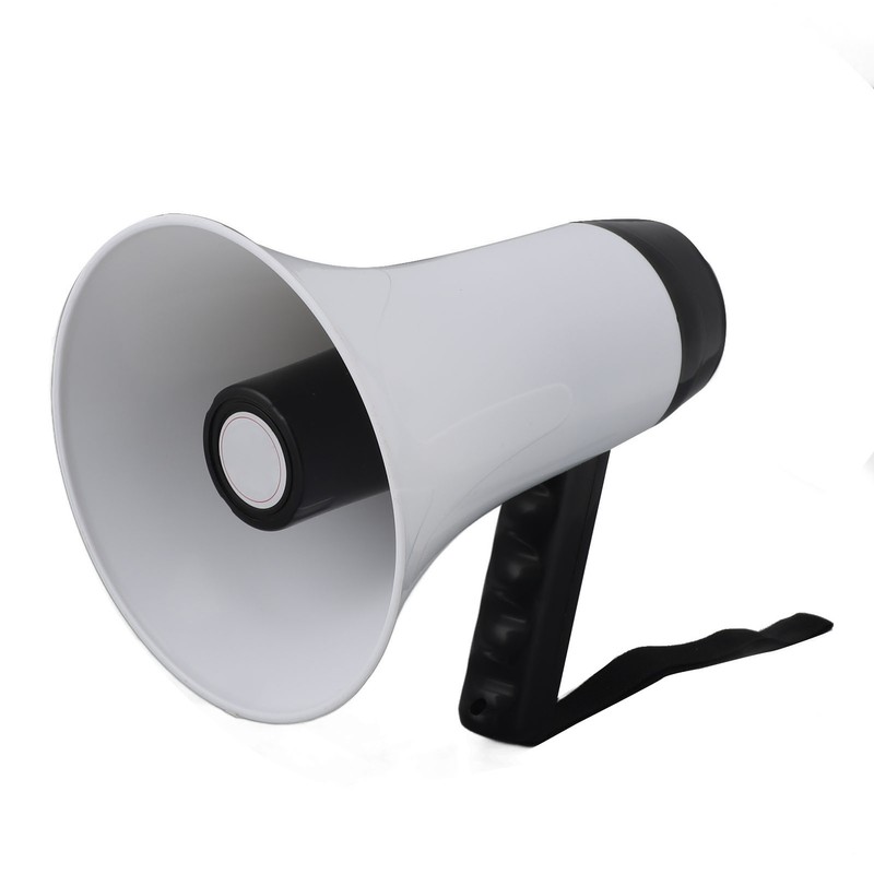 Portable Megaphone Bullhorn 30W Power Megaphone Speaker 300S Recording 500M