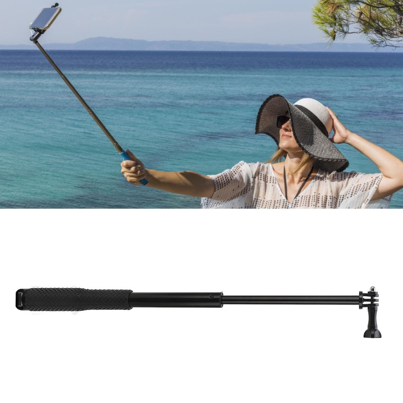 Mini Selfie Stick, Long Lasting 3 Gear Expandable 36 (Black)