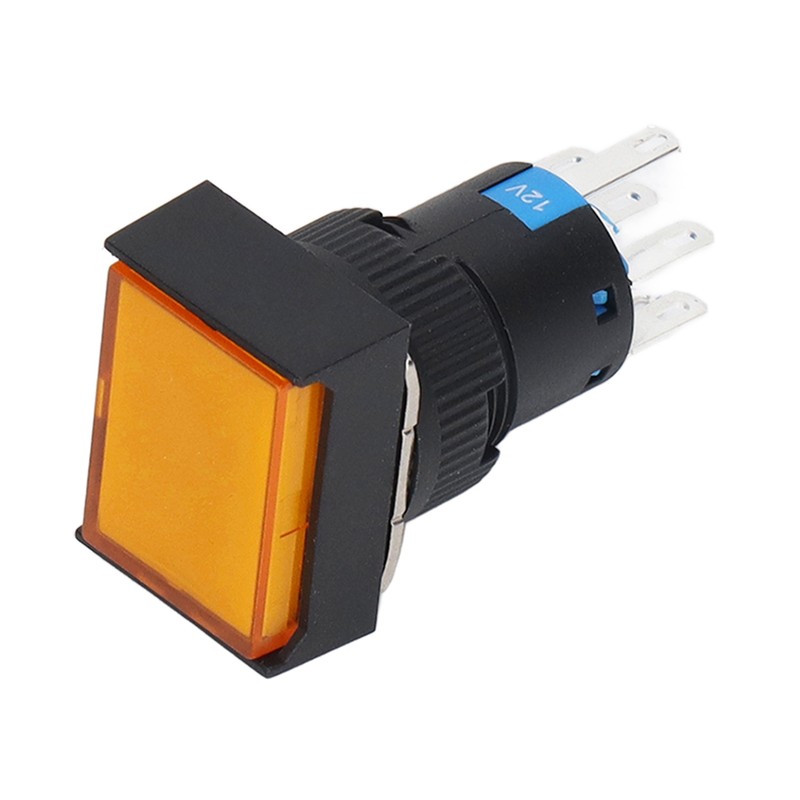 25PCS Button Switch with Control Light Electric Push Switch for