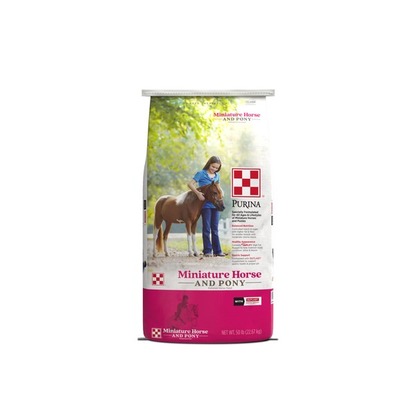 Purina Animal Nutrition Mini Horse and Pony 50lb Textured 50