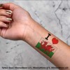 4 x 'I Love Wales' Temporary Tattoos - Water Resistant,