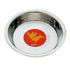 Petface Stainless Steel Puppy Dog Bowl,Silver,Medium,14 cm (Pack of 1)