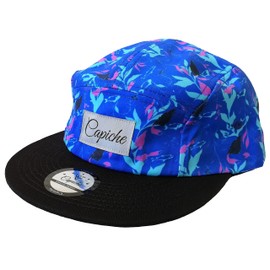 Capiche (66 Variations) Special Series Snapback Cap, One Size, Unisex, Men’s / Women’s, [5 Panel] Blue Fish, Einheitsgröße