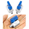 QWORK Mini Ball Valve, 4 Pack 1/8" Female & Male