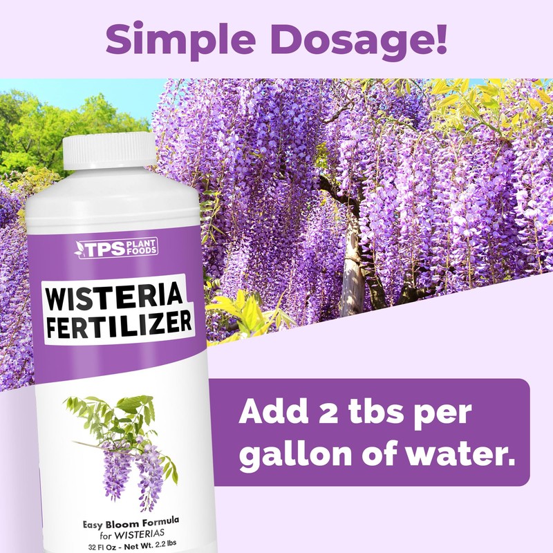 Wisteria Fertilizer – Liquid Plant Food for More Blooms, Stronger
