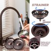 Retisee 2 Pcs Kitchen Sink Stopper Strainer Stainless Steel Drain