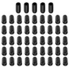 50pcs Rubber End Caps, 1/4" Flexible Screw Thread Protector Cover,