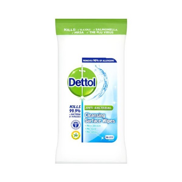 Dettol KRBSCW56 Wipes, 36 wipes by Dettol