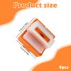 4 PCS Replacement Cutting Blades for Paper Trimmer ，Safe Pressing