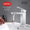 KENES Chrome Bathroom Faucet Single Handle Bathroom Sink Faucet Lavatory