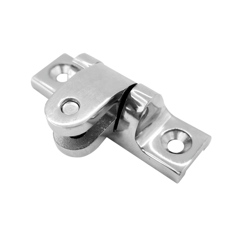 HAIWEN Pair of Stainless Steel 316 Swivel Bimini Top Deck