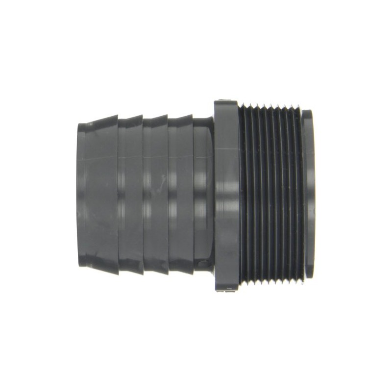 Spears 1436 Series PVC Tube Fitting, Adapter, Schedule 40, Gray,