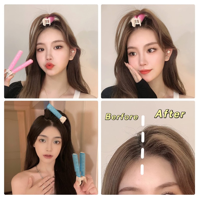 ZHEJIA Hand Winding Curler, Magic Curler, Set of 4, Walnut