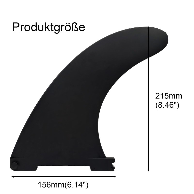 Anfyko Sup Fin, Tool-free Installation of Paddle Board Fin SUP,