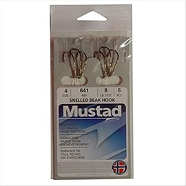 Mustad Snelled Beak Hook (92641) - Bronze 4