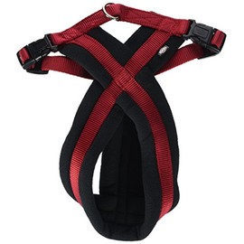 Trixie Premium Harness with Fleece Padding, Red, S–M: 40–70 cm/20 mm