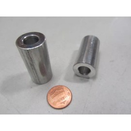 Basic Aluminum Spacer, NO. 3/8" Screw, 3/4" OD x .380" ID x 1 1/2" Length, 2 Units