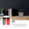 Healeved Creative Desk Bin Trash Can Shape Pen Organizer Lid