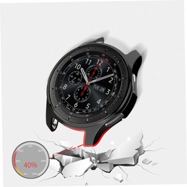 Mikinona Gear S3 Watch Case Cover Black Series Protective Frame Cover for Smart Watch