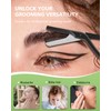 BALUCA Eyebrow Scissors with Comb | Professional Stainless Steel Eyebrow