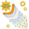 NINTARABABY Bandana Bibs - 100% Organic Premium Muslin Cotton, Absorbent,