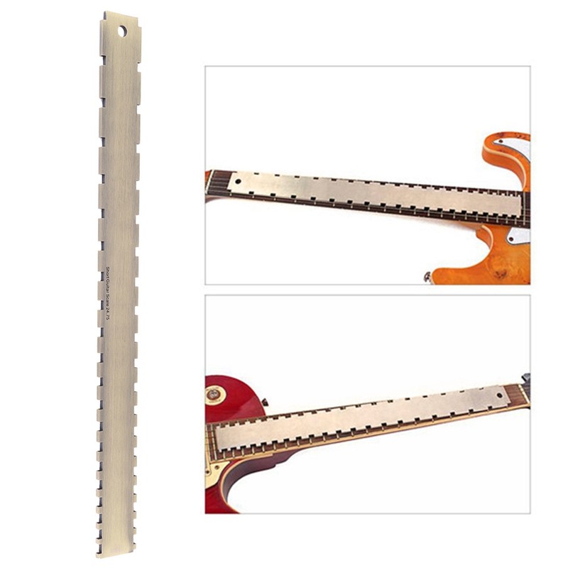 Practical 24.75 Notched Fret Board Straight Edge Luthiers Tool for