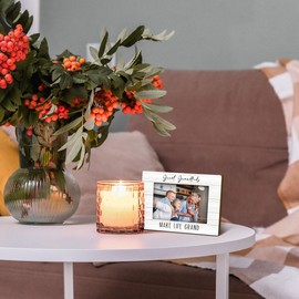 Foyoulame Great Grandkids Photo Frame 4x6, Grandchild Wooden Picture Frame, Great Grandma Gifts, Great Grandparents Picture Frame, Great Grandma Grandpa Decorative Photo Frames for Table Desk Decor