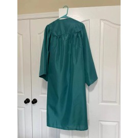 Unbranded Graduation Cap and Gown 2025 Green Bachelor size 48 Matte Unisex NEW