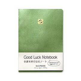 G.C.PRESS 752-00 Design Notebook, A5, Four Leaf Clover, 8.3 x 5.8 inches (210 x 148 mm), 160 Pages, 0.2 inch (5 mm) Square