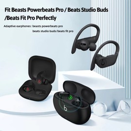 SEICHYGO Memory Foam Ear Tips with Dust Mesh for Beats Studio Buds Plus + Studio Buds/Beats Powerbeats Pro/Beats Fit Pro, Anti-Slip Replacement Ear Tips, No Silicone Eartip Pain, 3 Pairs (S/M/L)