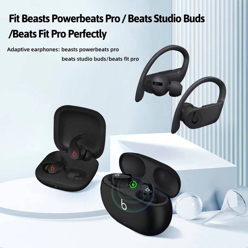 SEICHYGO Memory Foam Ear Tips with Dust Mesh for Beats