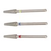3pcs Nail Drill Bits Professional Russian Style Front Replaceable Grinding