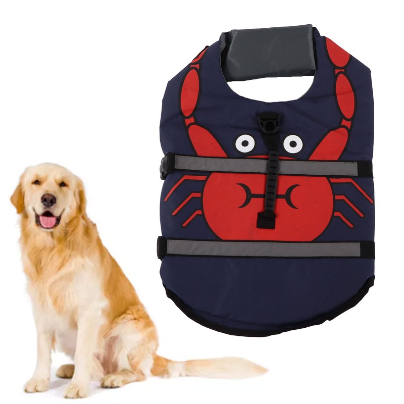 Pet Life Jacket Waterproof and High Buoyancy Lifesaver Vest with