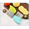Crinkle Cutter Stainless Steel Potato Carrot Chip Vegetable Crinkle Wavy