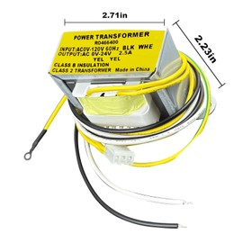 UPMMUD Power Transformer, 120V to 24V, Model R0466400 Replacement for Select Zodiac AquaLink and AquaSwitch Pool and Spa Control Power Centers