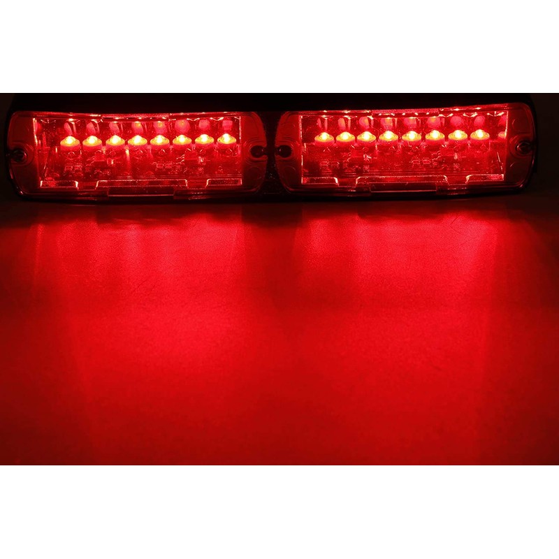 XTAUTO LED Emergency Warning Light 16 LED High Intensity Windshield