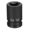 sourcing map 4 Point Square Socket 1/2" Drive 13mm Metric