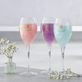 Popaball Drink Shimmer Blue Pearl Blueberry Flavour | 1 x 21 Grams | Prosecco, Gin, Mocktail & Cocktail Making Gifts | Gift Set Ideas for Her, Hampers & Hen Parties