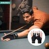 6 Pcs Billiard Gloves, 3 Fingers Pool Gloves Billiard Gloves,