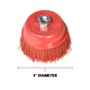 Al's Liner Abrasive 180 Grit Nylon Bristle Cup Brush -