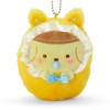 Sanrio 978680 Sanrio Mascot Holder, Pompompompurin, Pudding, 3.9 x 2.9