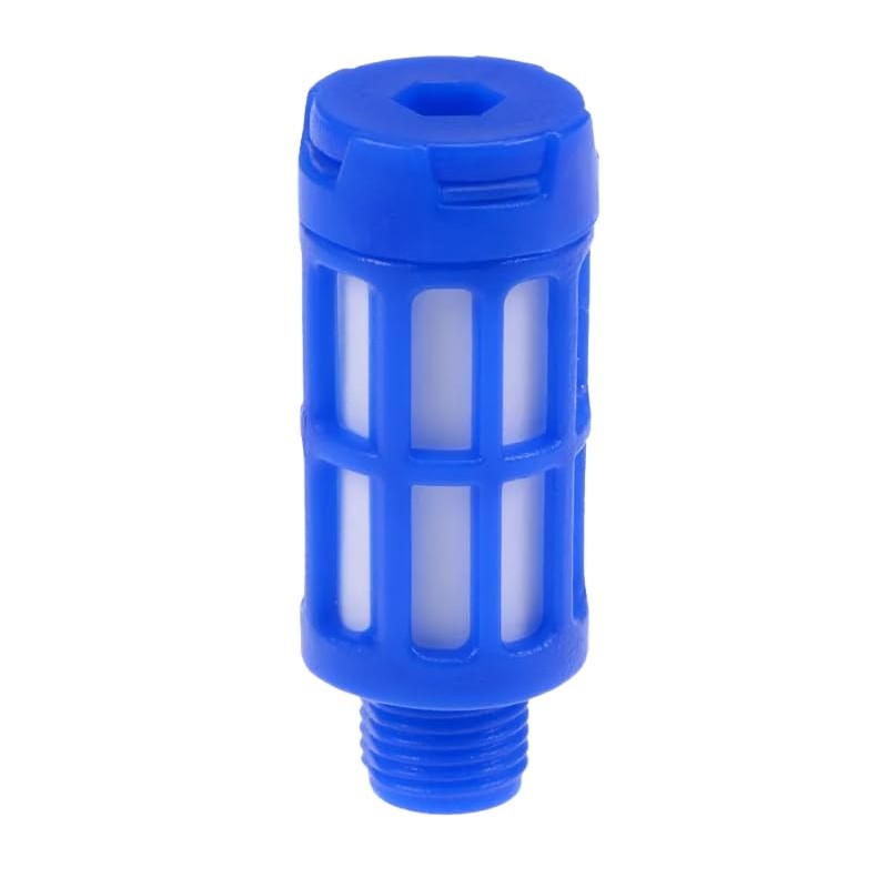 Pneumatic Silencer 1/8 Inch Plastic Set of 3 Industrial Quality