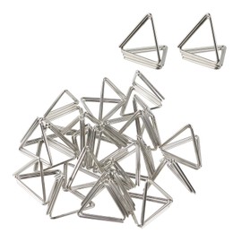 Xiaoyztan Triangular Place Card Holder Clips Small Size Table Number Holder Paper Clips Cute Bookmark For Photos Table Centerpieces Wedding Party Home Decors Store Price 20 Pcs Silver