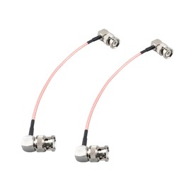 urcianow BNC Male Right Angle to 90 Degree BNC Male 6inch BNC Elbow Cable RG316 Coaxial Cable BNC Connector Right Angle Extension Cable 15CM for WiFi Antenna Pigtail Jumper HD SDI Video 2 Pack…
