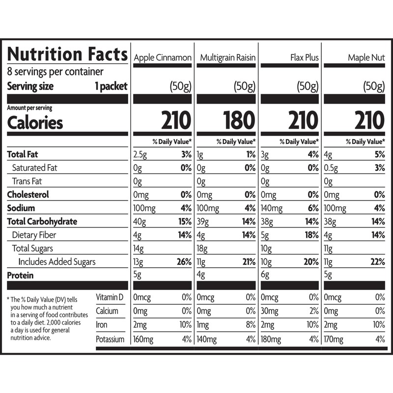 Nature's Path Organic Variety Pack Instant Oatmeal, 14 oz (Pack