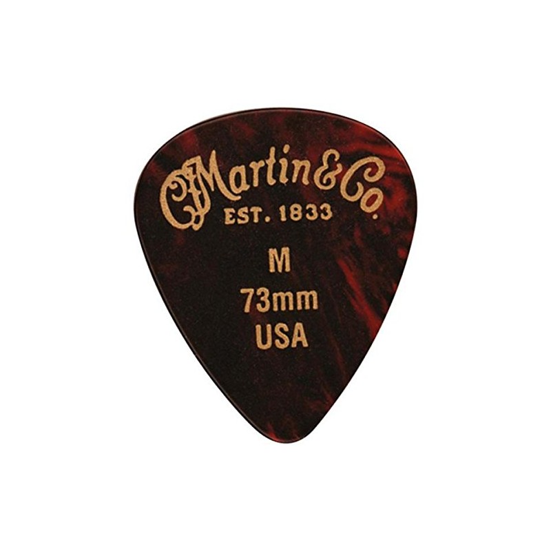 MARTIN TearDrop Medium 0.73 ピック ティアドロップ型 ミディアム 12枚セット