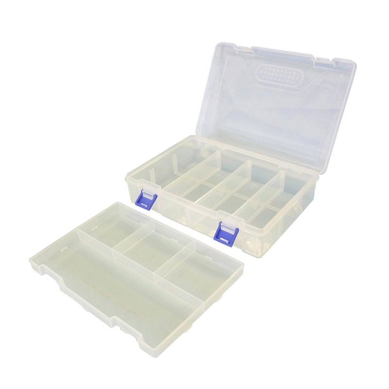 リングスター スーパークラブパーツ クリア L234×W168×H62mm 8仕切(中皿付) RT-240