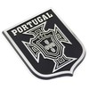 Portugal Crest Black Chrome Plastic car Emblem Decal Sticker Crest
