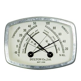 Dulton THERMO-HYGROMETER RECTANGLE K925-1284RC, Humidity Meter, Size (H x W x D): 2 x 2.8 x 0.9 inches (51 x 71 x 22 mm)